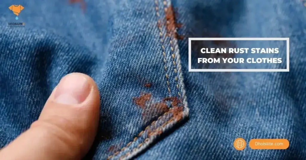 Clean Rust Stains from Clothes