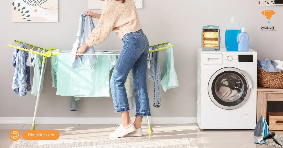 Dry Washing Clothes on a Rainy Day