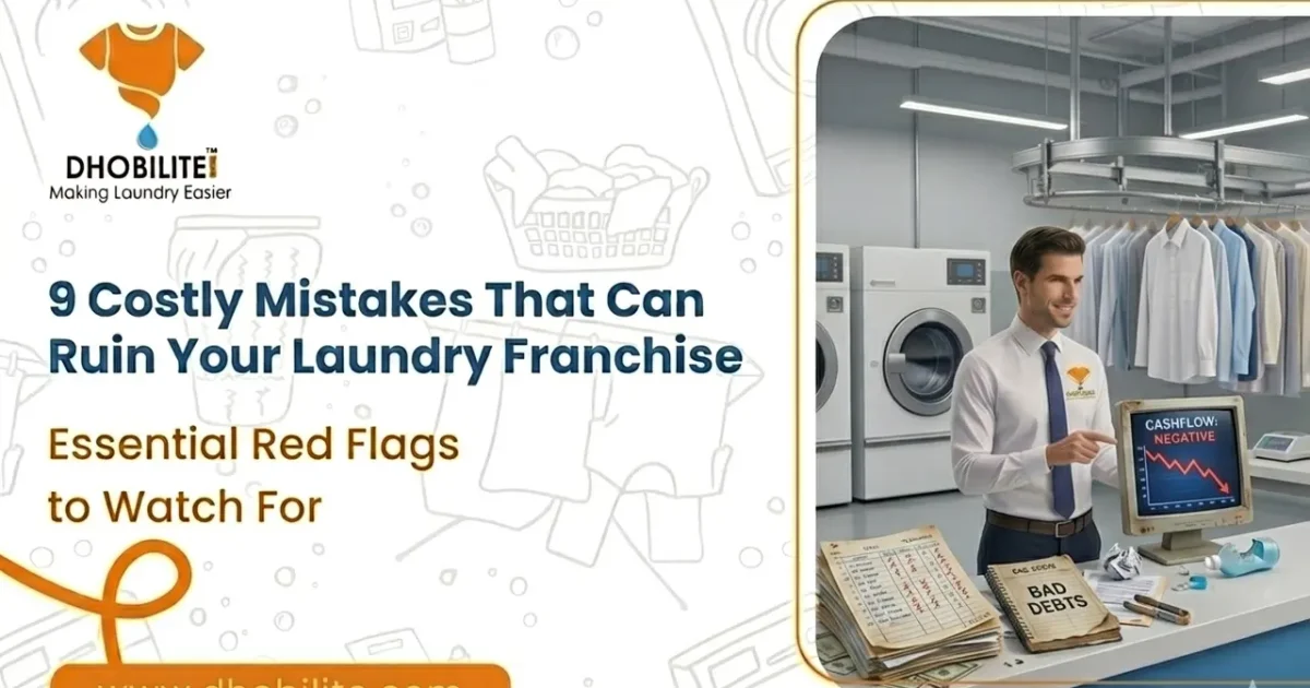 9 Costly Mistakes That Can Ruin Your Laundry Franchise
