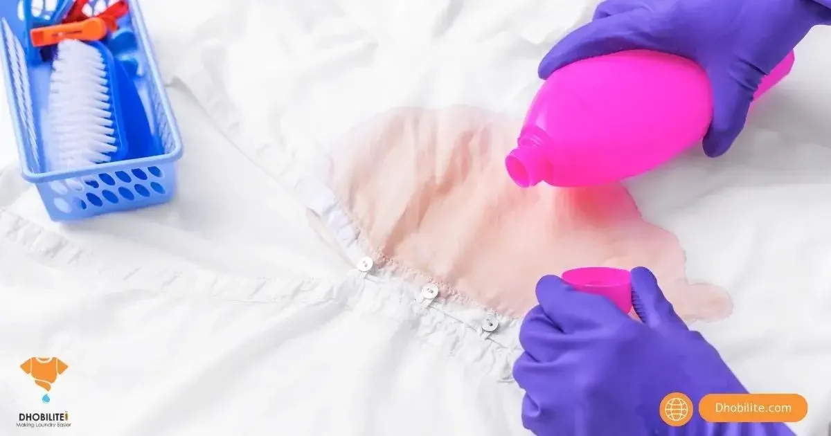 How to remove color stains from cloth