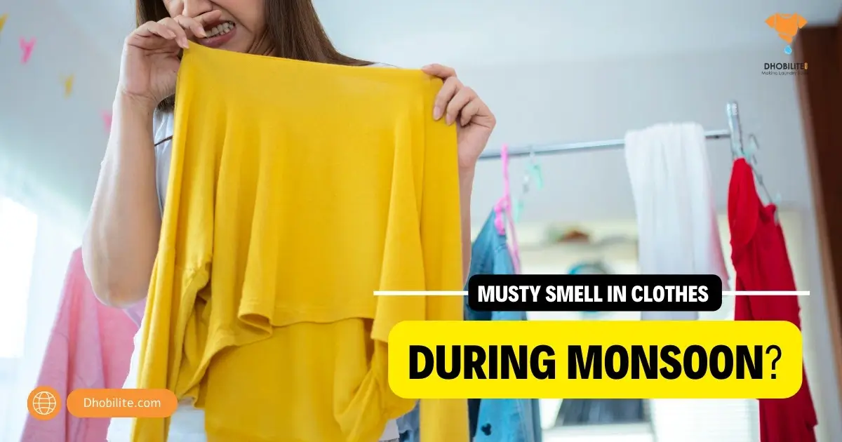 Remove Musty Smell from Clothes During Monsoon