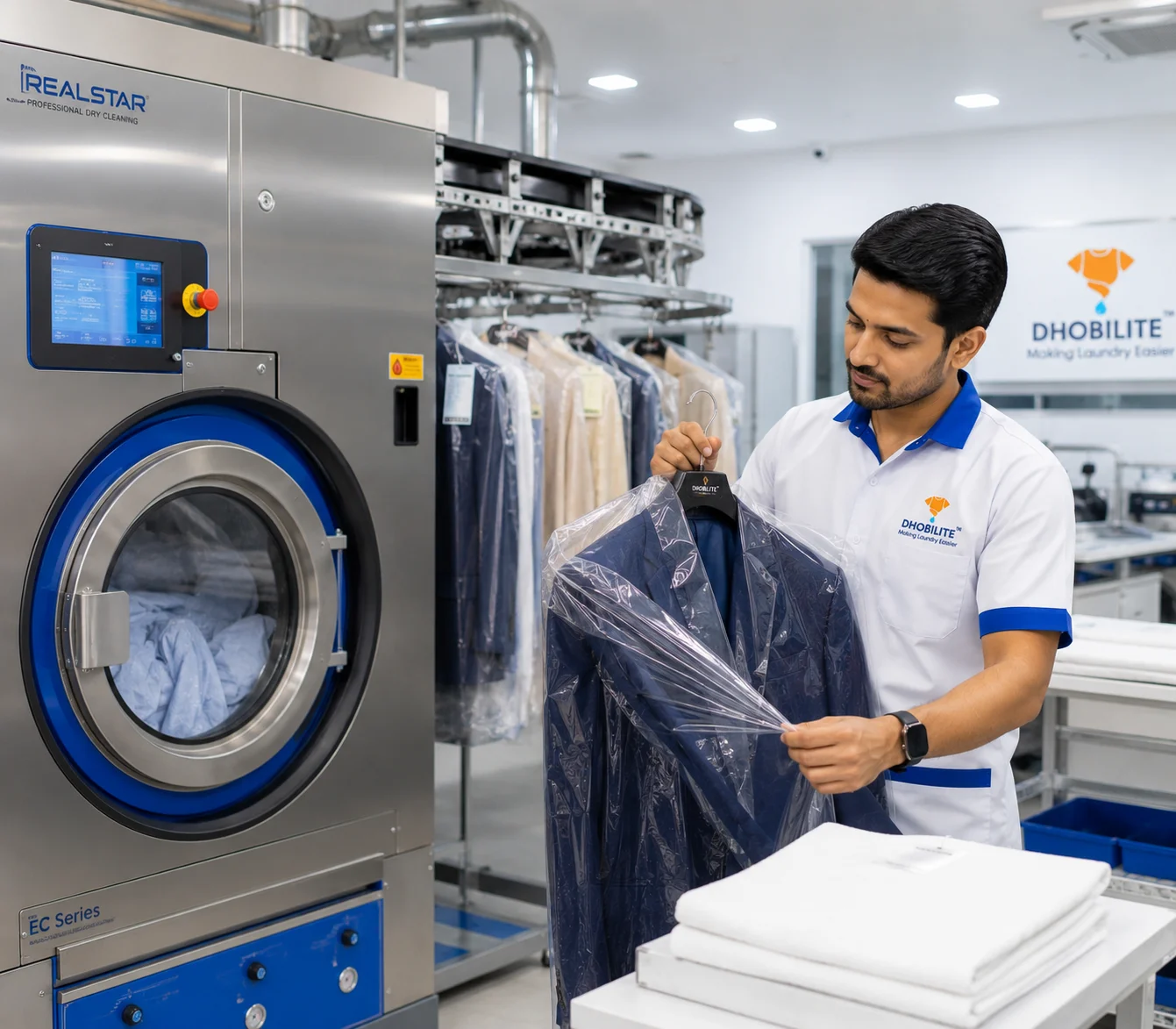 DhobiLite dry cleaning at its best