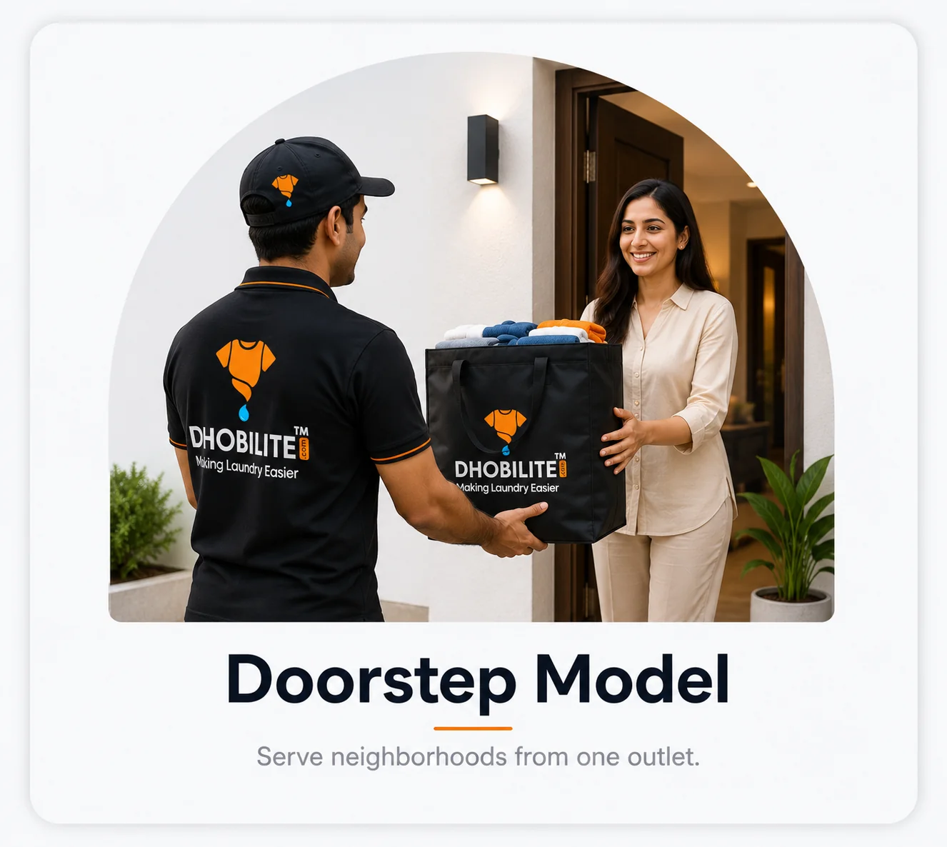 DhobiLite doorstep laundry pickup and delivery franchise model