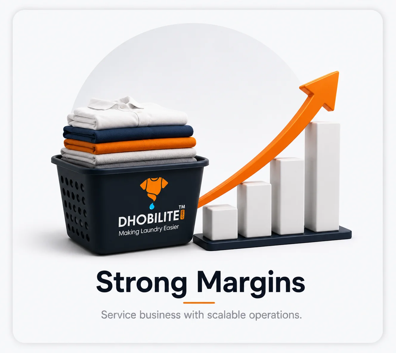 great growth and profit margin in laundry franchise