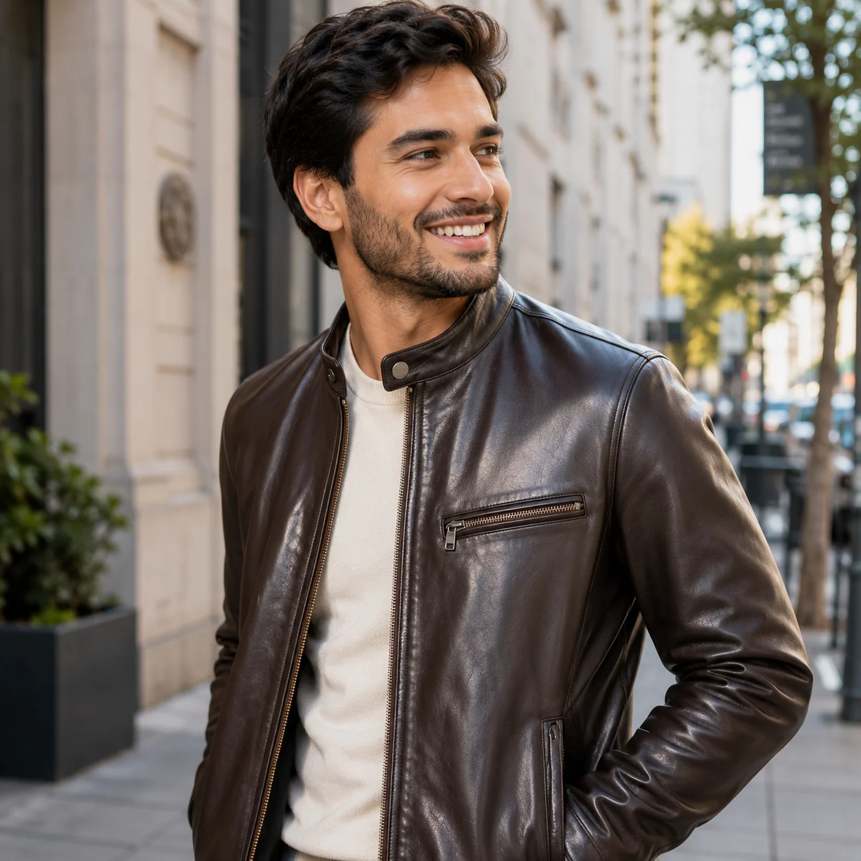 Fresh odor-free jacket after professional DhobiLite dry cleaning