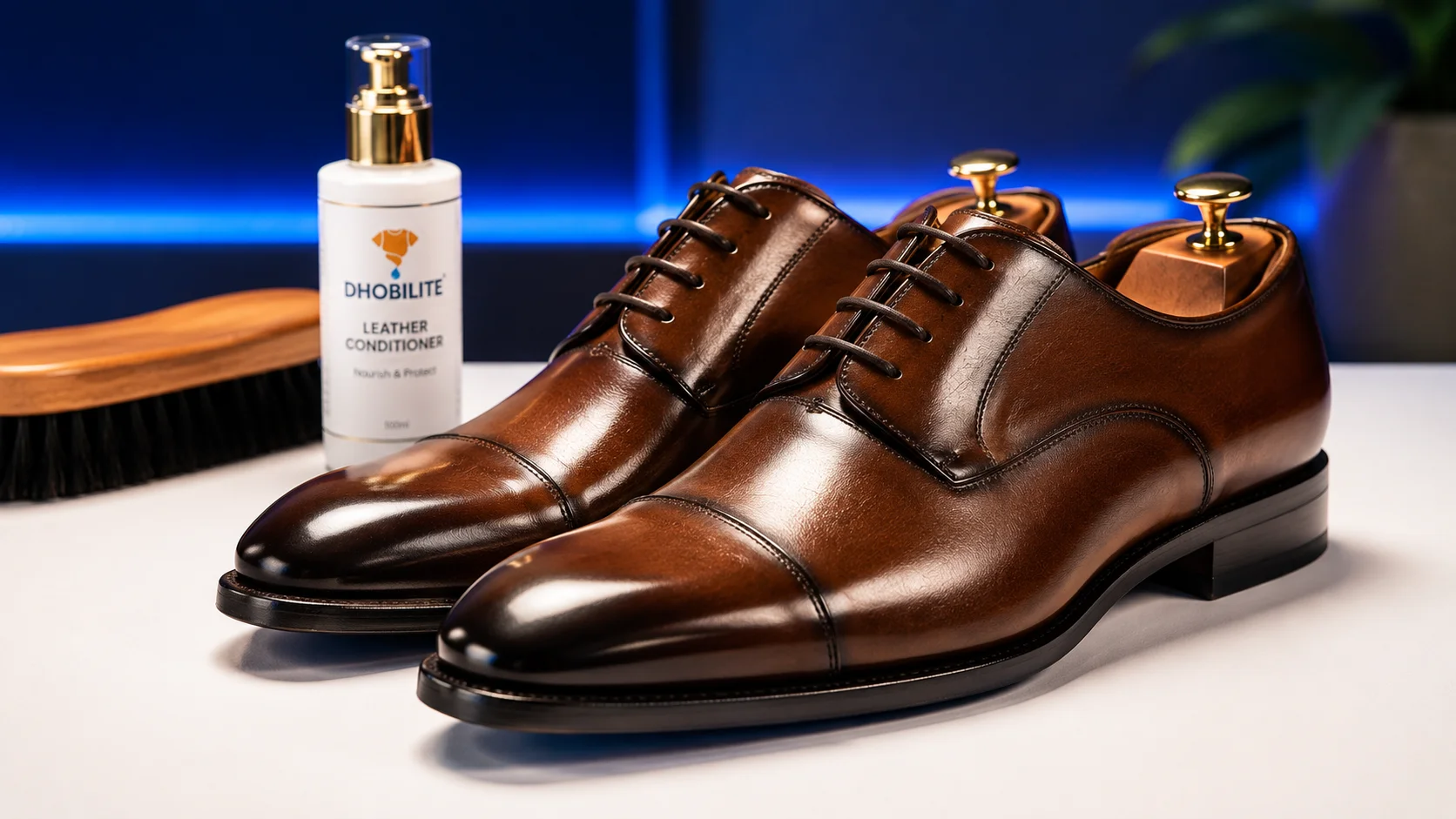 DhobiLite leather shoe polishing and cleaning service