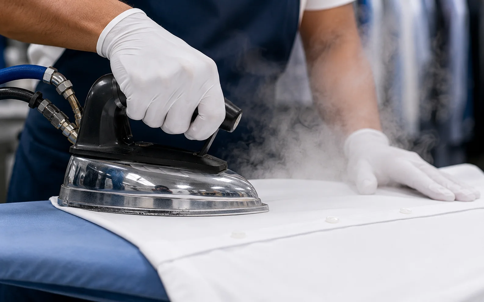 Professional steam ironing service